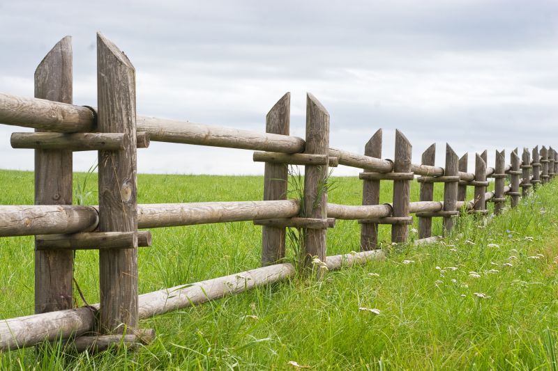 Farm Style Wooden Fence